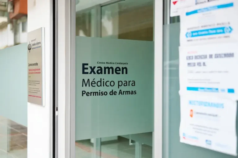 Examen médico para permiso de armas en Centro Médico Cerdanyola