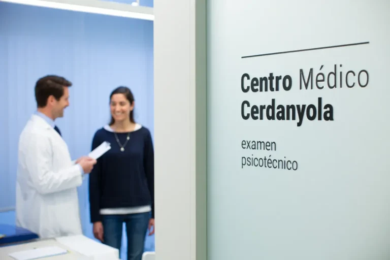 Centro Médico Cerdanyola examen psicotécnico