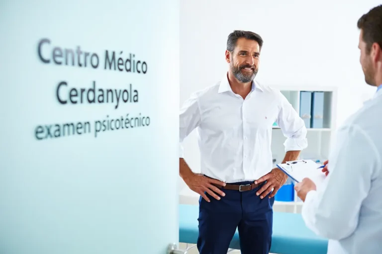 Centro Médico Cerdanyola examen psicotécnico