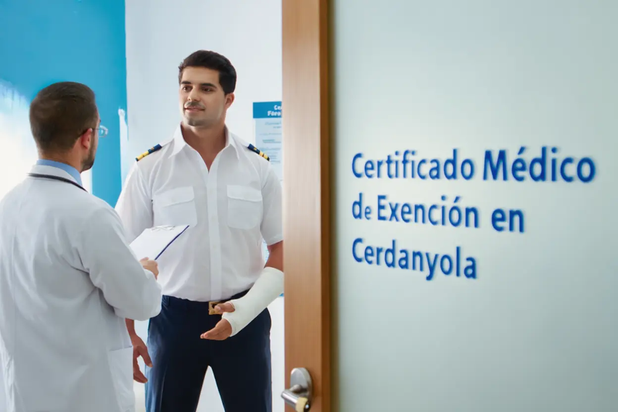 Certificado médico de exención del cinturón de seguridad en Cerdanyola