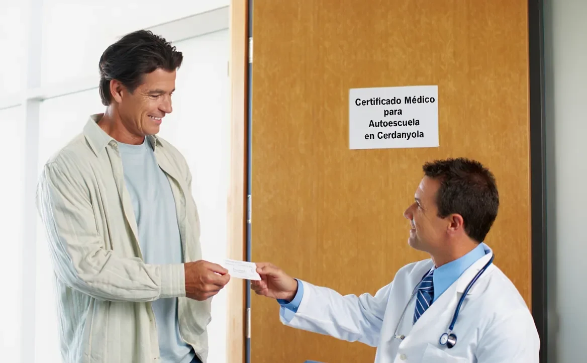 Certificado Médico para Autoescuela en Cerdanyola