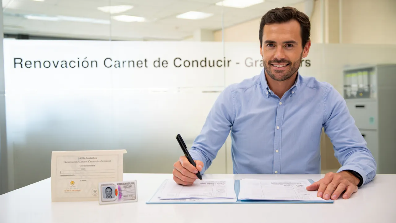 renovar carnet de conducir granollers