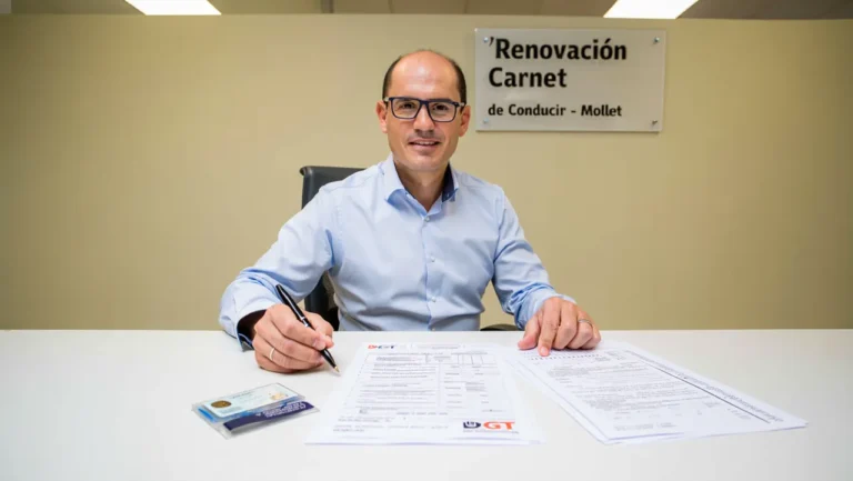 renovar carnet de conducir Mollet