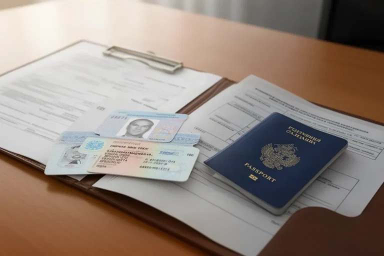 Carnet extranjero, pasaporte y documentos preparados para el canje en España